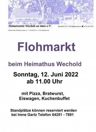 Plakat Flohmarkt 2022